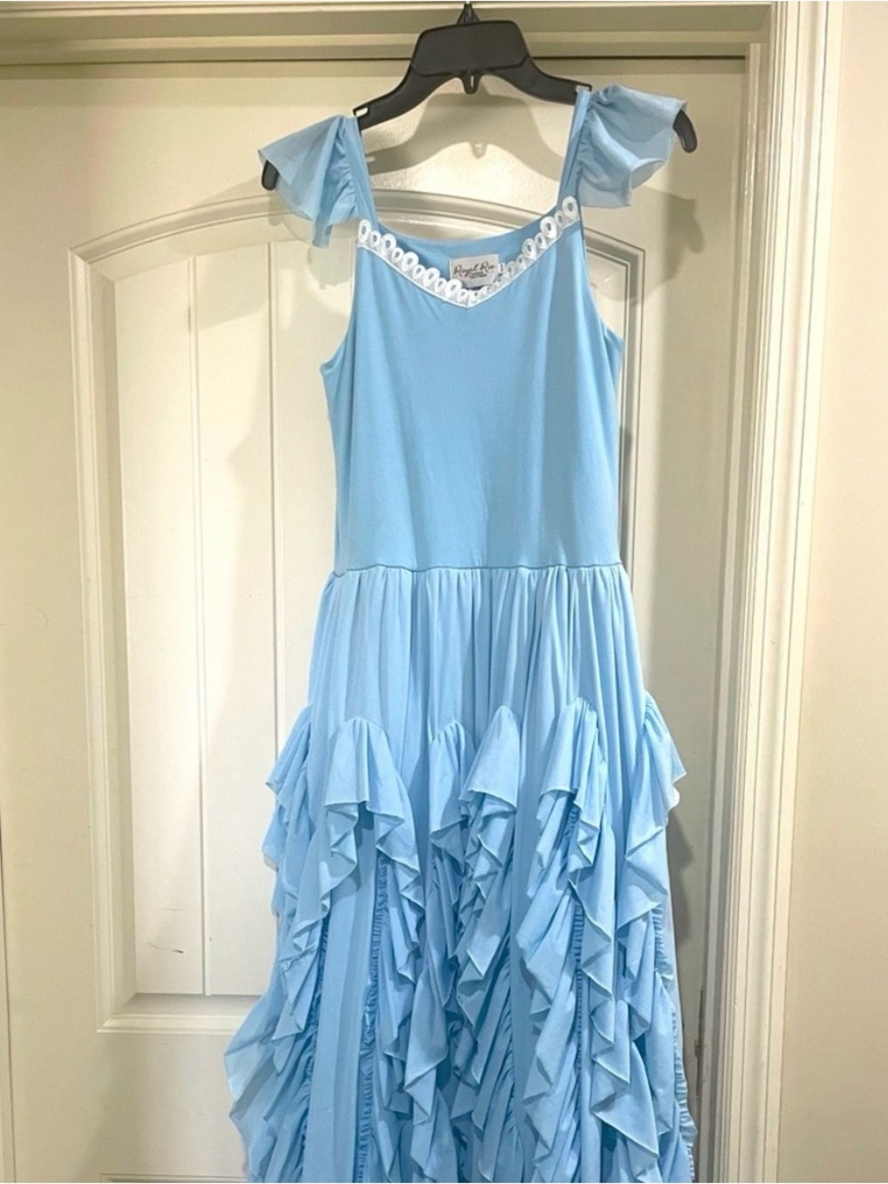 Light Blue Ruffle Formal Dress for Girls - Brand: